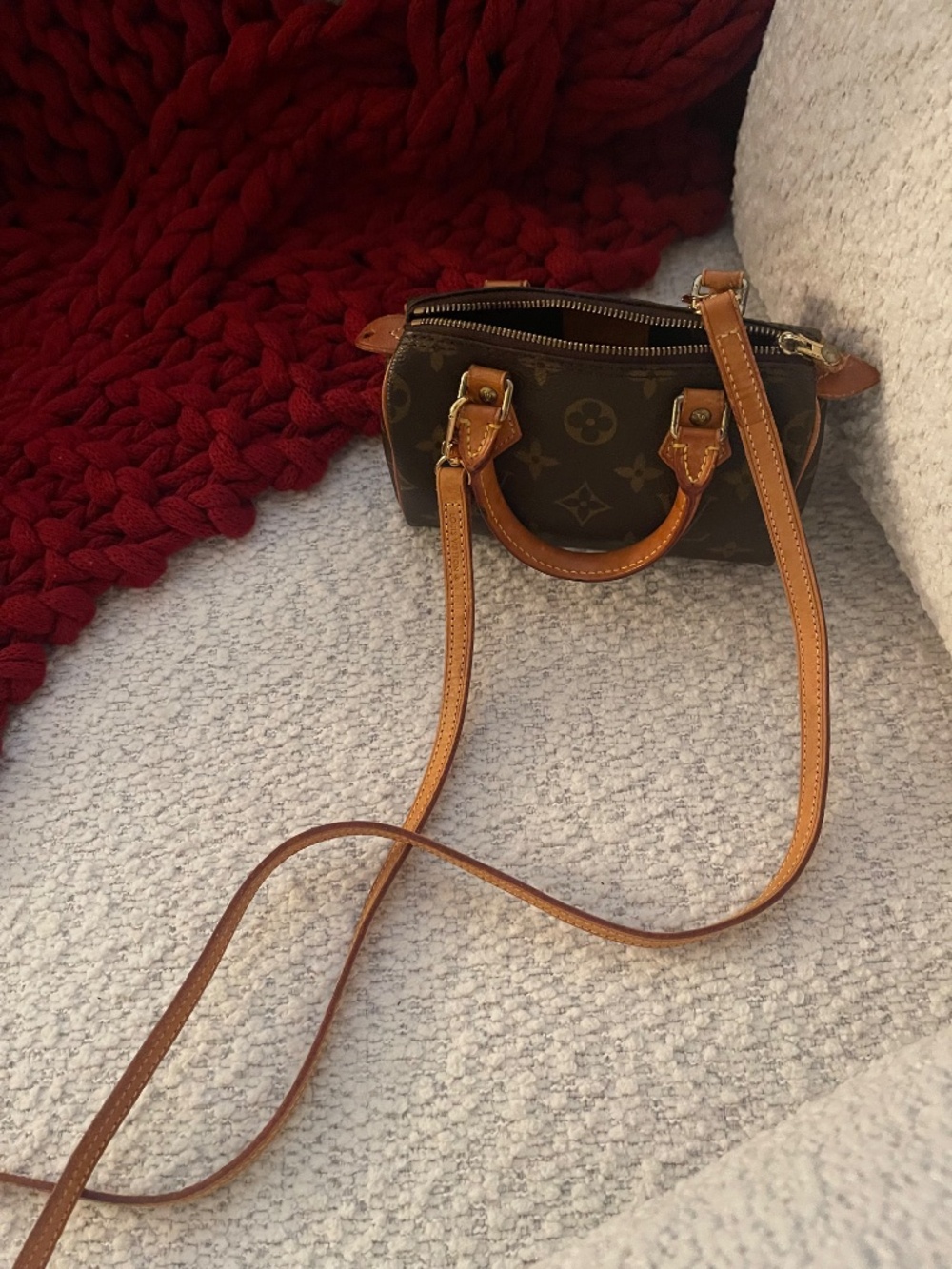 Louis Vuitton Nano Bag with Strap - Picture 2 of 16